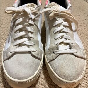 P448 sneakers with orange and pink snakeskin heel - 41uk